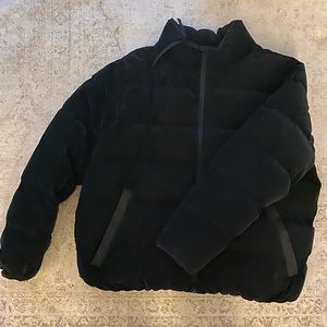 Athleta Venice Velvet Down Jacket